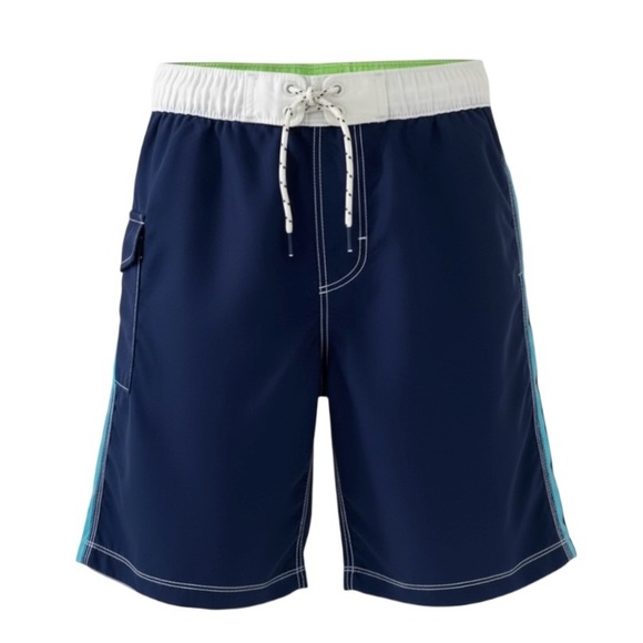 Gap Navy Colorblock Swim Trunks Size XXL - Picture 6 of 6
